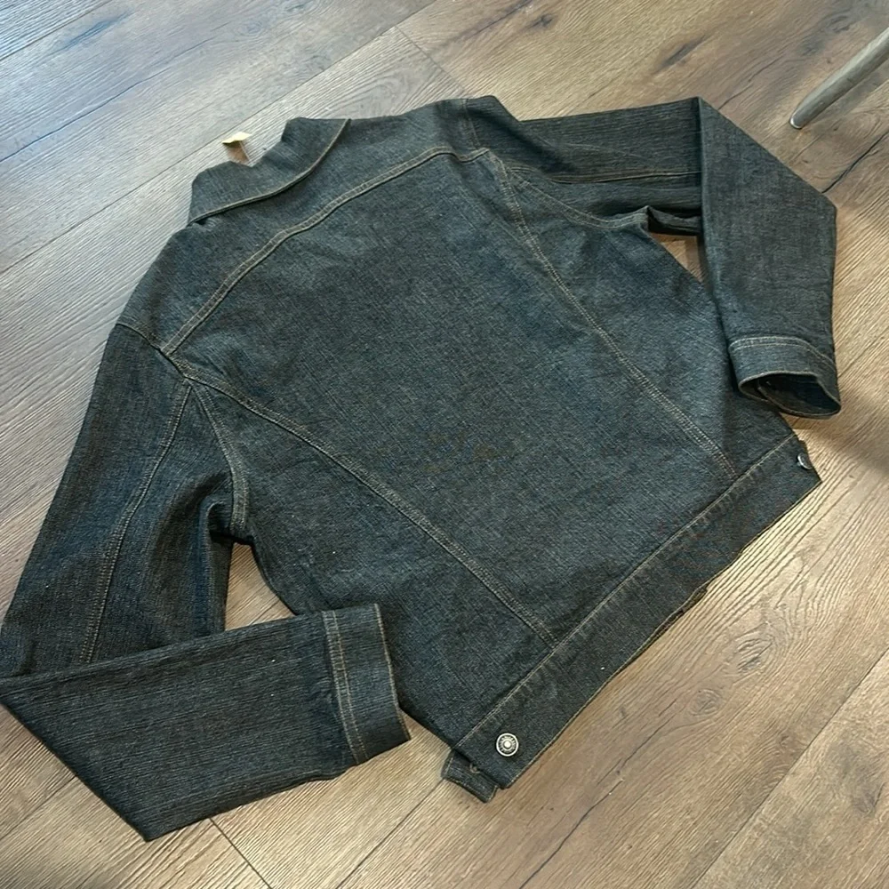 Old Navy Genuine Denim Stylish Black Jacket ! Large